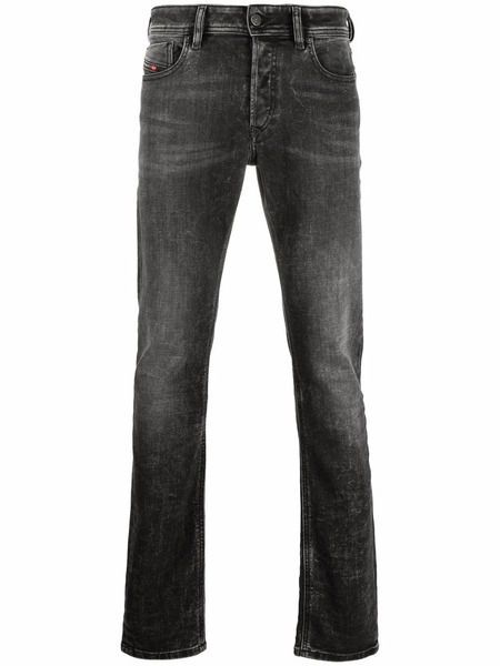  Diesel Sleenker Distressed-effect Skinny Jeans - Grey 