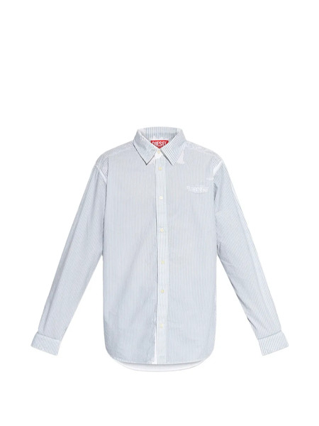  Diesel Striped-pattern Shirt - White 
