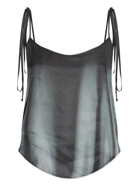  Diesel T-ammy-s1 Tie-shoulder Top - Grey 
