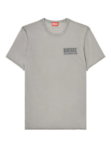  Diesel T-rawjust Logo T-shirt - Grey 