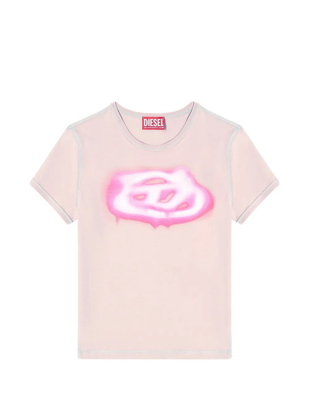  Diesel T-uncuties-long-s3 Printed T-shirt - Pink 