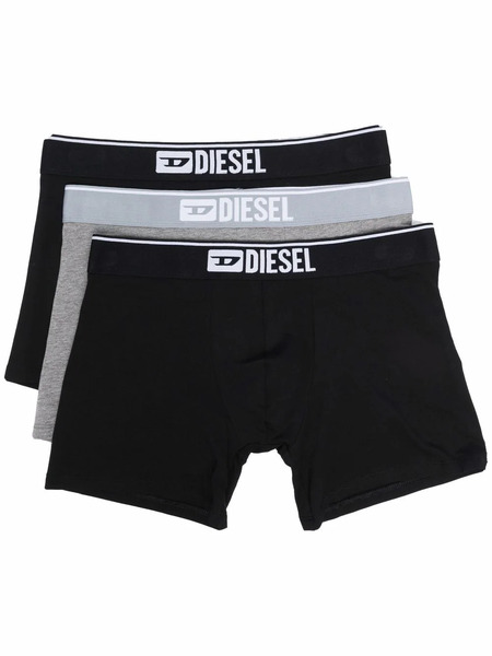  Diesel Umbx-sebastian Boxer Briefs (pack Of Three) - Black 