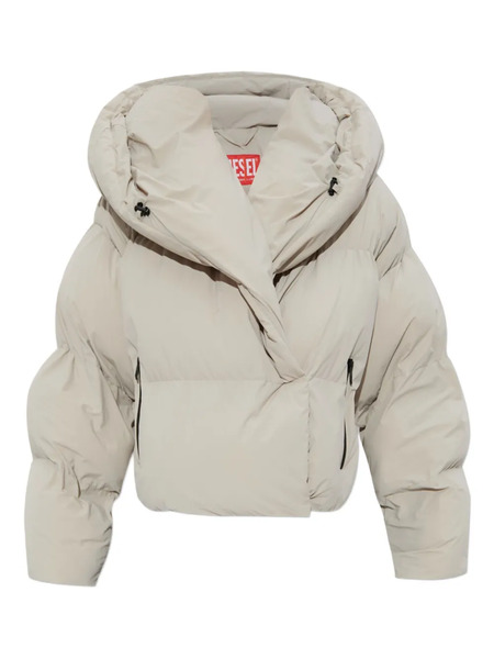  Diesel W-iley-t1 Wrap Hooded Puffer Jacket - 7fe 