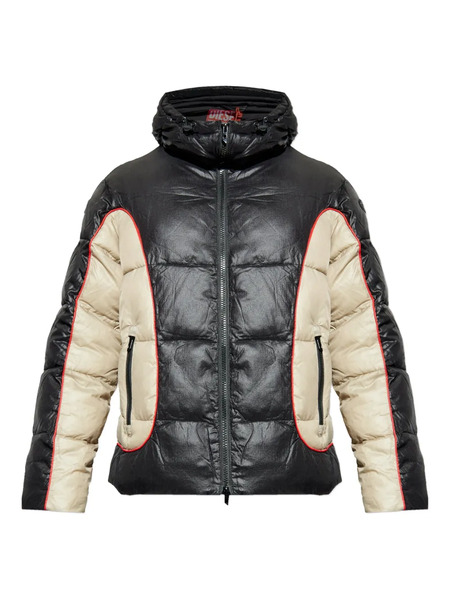  Diesel W-ostend-wrd Hooded Jacket - Black 