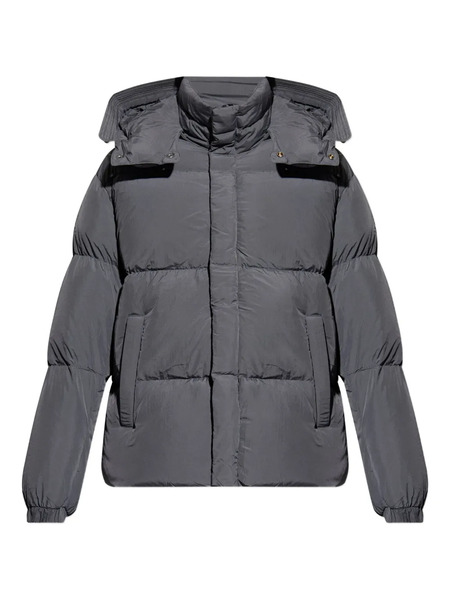  Diesel W-rolfys Hooded Puffer Jacket - Grey 