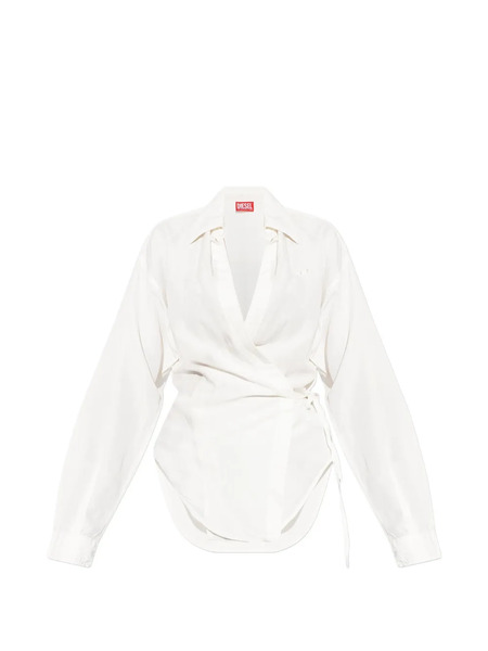  Diesel Wrap-tie Blouse - White 