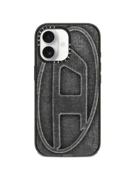  Diesel X Casetify Denim-effect Iphone 17 Case - Black 