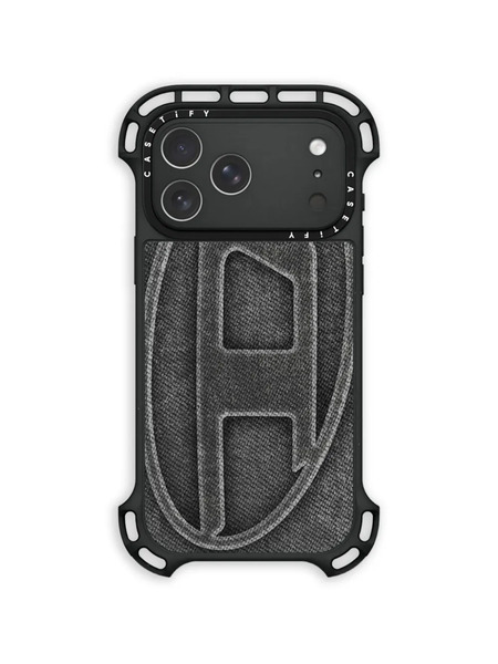  Diesel X Casetify Denim-effect Iphone 17 Pro Max Case - Black 