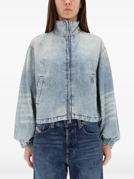  Diesel Zip Cotton Jacket - Blue 