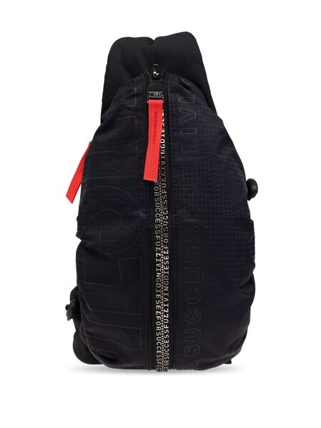  Diesel Zip-d Ripstop Shoulder Bag - Black 