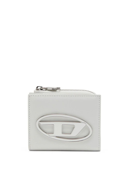  Diesel Zipped Card Holder - White 