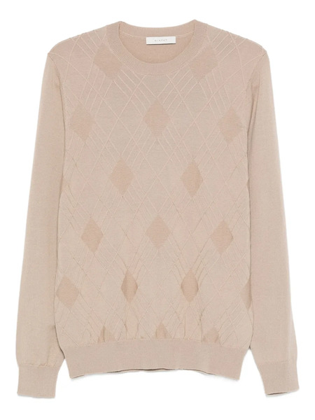  Diktat Argyle-pattern Sweater - Neutrals 