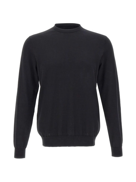  Diktat Ribbed Crew-neck Sweater - Black 