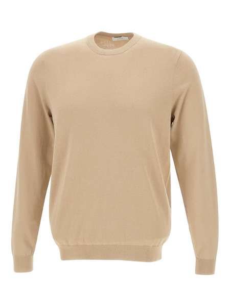  Diktat Ribbed-edge Cotton Sweater - Neutrals 