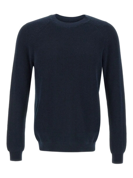  Diktat Ribbed Raglan-sleeves Sweater - Blue 