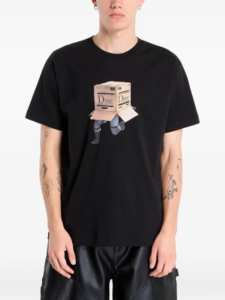  Dime Box-print T-shirt - Black 