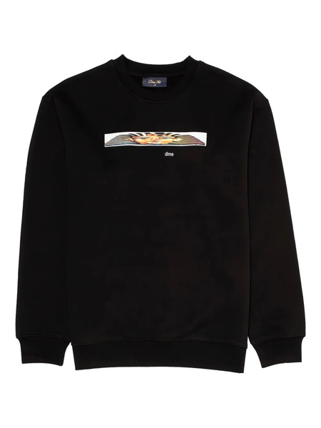  Dime Cotton-blend Sweatshirt - Black 