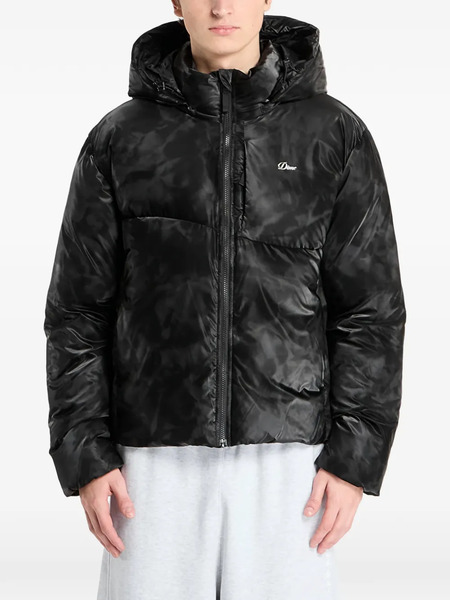  Dime Hooded Puffer Jacket - Black 