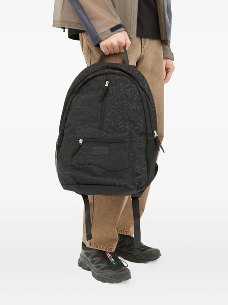  Dime Medium Logo-print Backpack - Black 