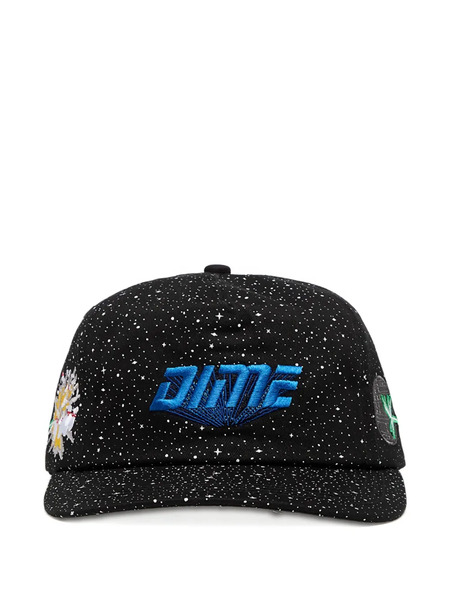  Dime Space-print Logo Cap - Black 