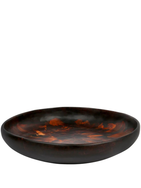  Dinosaur Designs Large Resin Earth Bowl - Brown 