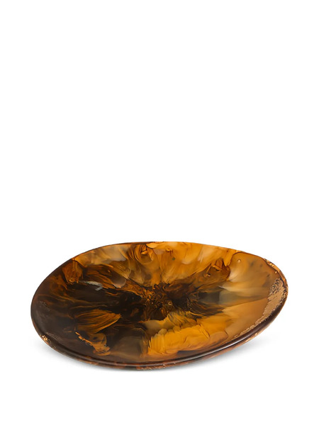  Dinosaur Designs Pebble Side Plate - Brown 