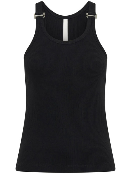  Dion Lee E-hoop Ribbed Tank Top - Black 