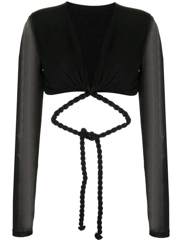  Dion Lee Rope Wrap Top - Black 