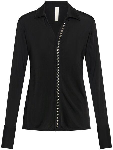  Dion Lee Studded-placket Shirt - Black 
