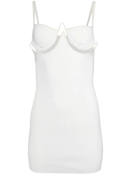  Dion Lee Underwire-cup Minidress - Neutrals 