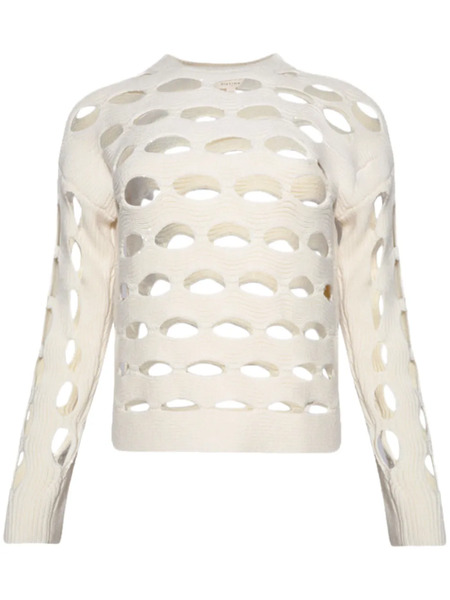  Diotima Galina Open-knit Jumper - White 