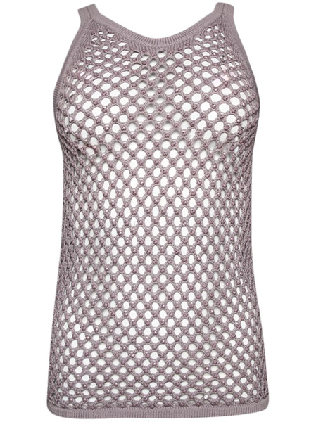  Diotima Marina Open-knit Top - Neutrals 