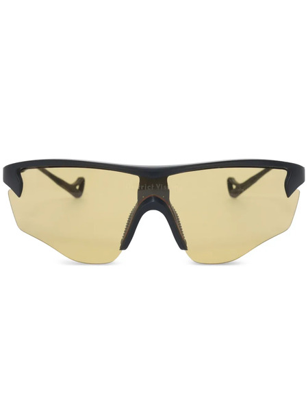  District Vision Junya Racer Shield-frame Sunglasses - Yellow 