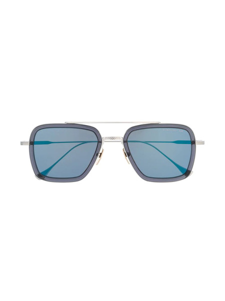  Dita Eyewear Flight Square-frame Sunglasses - Silver 