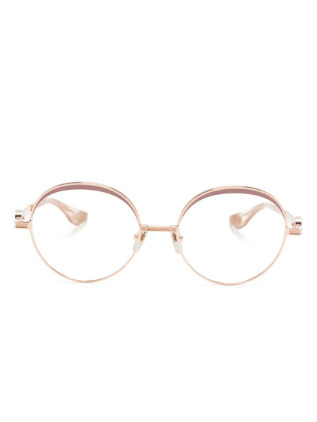  Dita Eyewear Goolah Round-frame Glasses - Metallic 