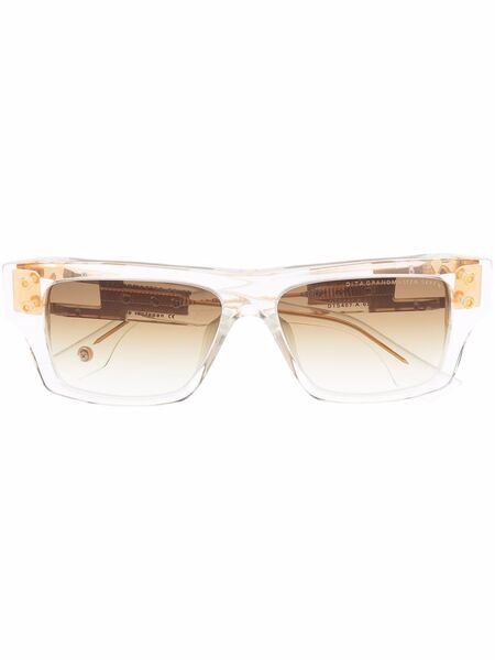  Dita Eyewear Rectangular-frame Glasses - White 