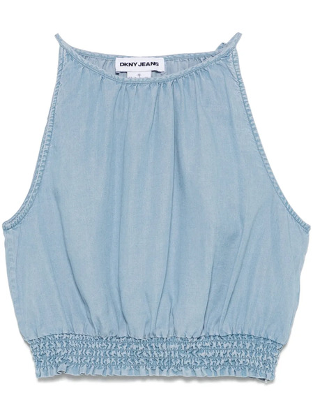  Dkny Chambray Top - Blue 