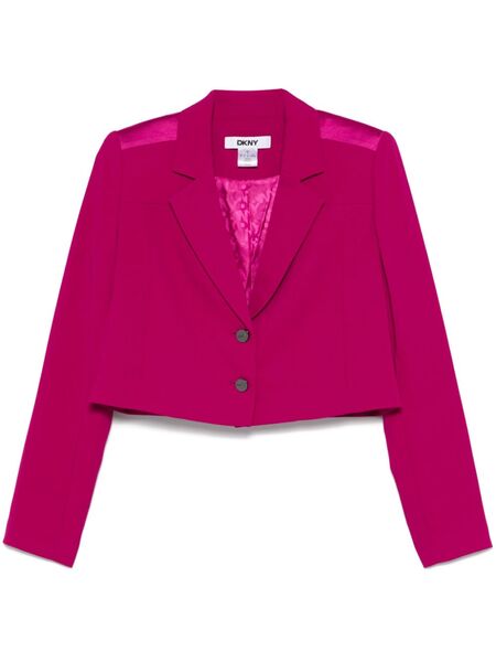  Dkny Cropped Blazer - Pink 