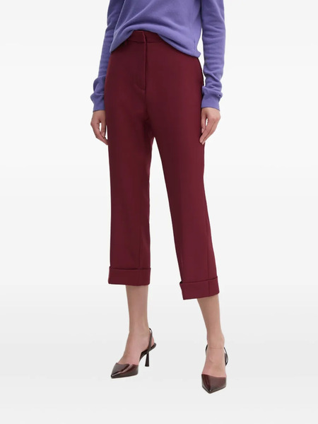  Dkny Cuffed Trousers - Red 
