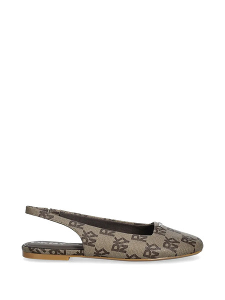  Dkny Darrow Slingback Flat Pumps - Neutrals 