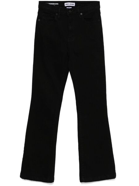  Dkny High-rise Flared Jeans - Black 