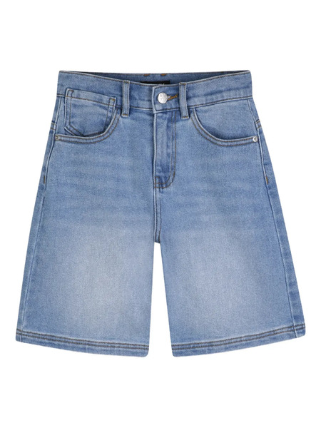  Dkny Kids Buttoned Denim Shorts - Blue 