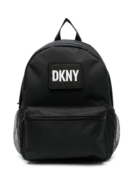 Dkny Kids Logo-patch Backpack - Black 