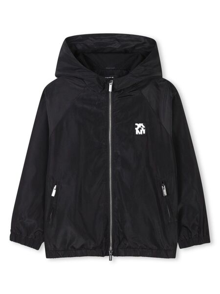  Dkny Kids Logo-patch Jacket - Black 