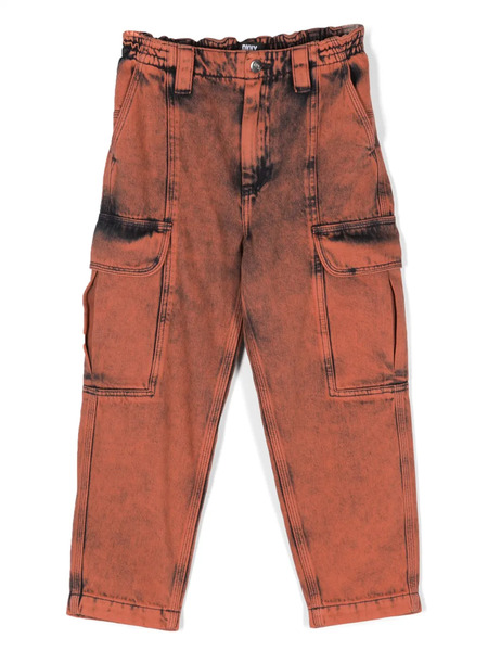  Dkny Kids Logo-patch Tapered Jeans 