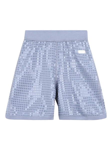  Dkny Kids Printed Shorts - Blue 