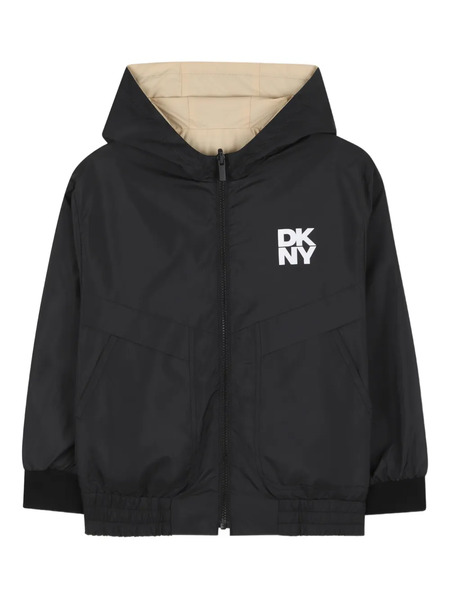  Dkny Kids Reversible Hooded Coat - Neutrals 