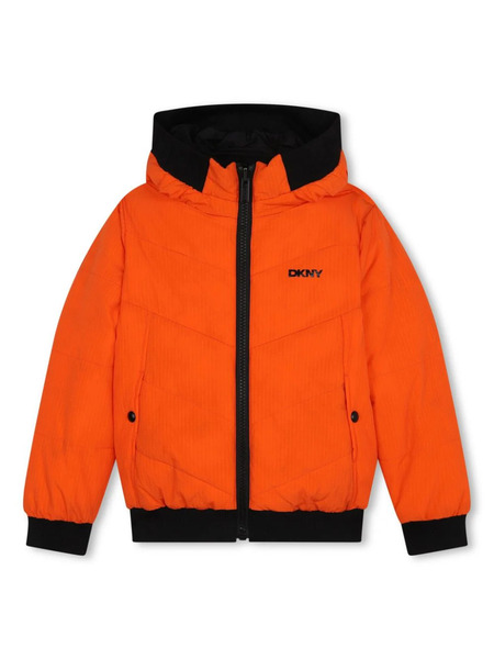  Dkny Kids Reversible Puffer Jacket - Black 