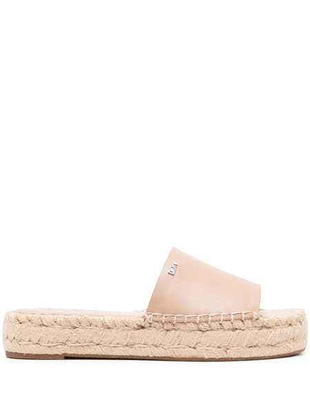  Dkny Logo-lettering Slip-on Espadrilles - Neutrals 