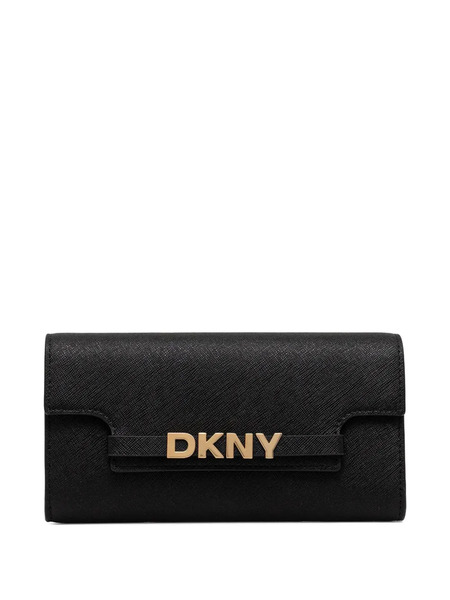 Dkny Logo-lettering Wallet - Black 
